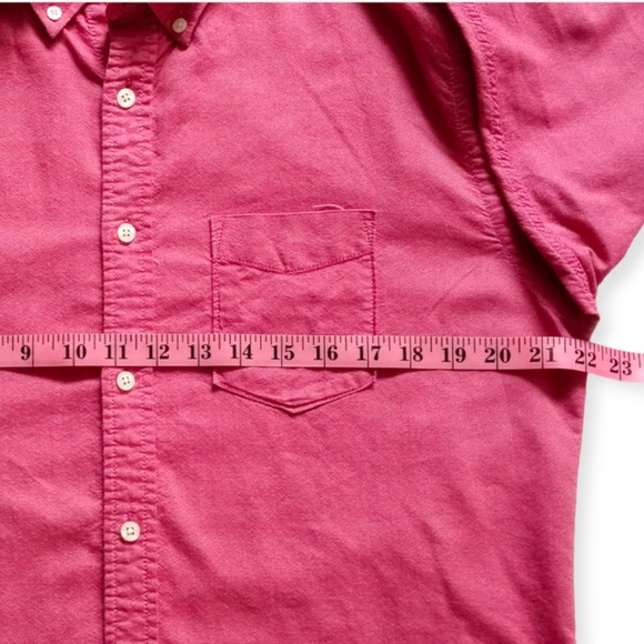 Aeropostale Men's Long Sleeve Button Down. Size M. Color Pink. - Picture 8 of 12